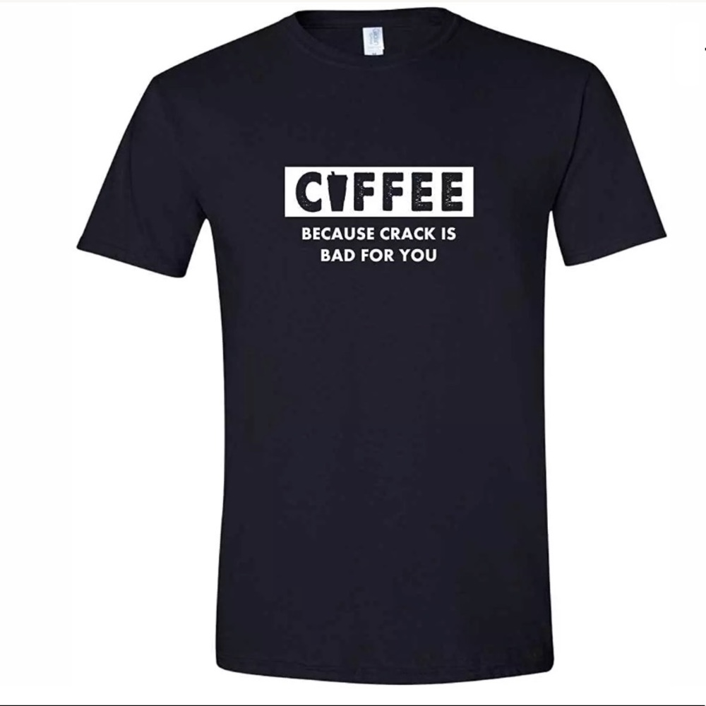 Coffee is crack tee women juniors extra large
